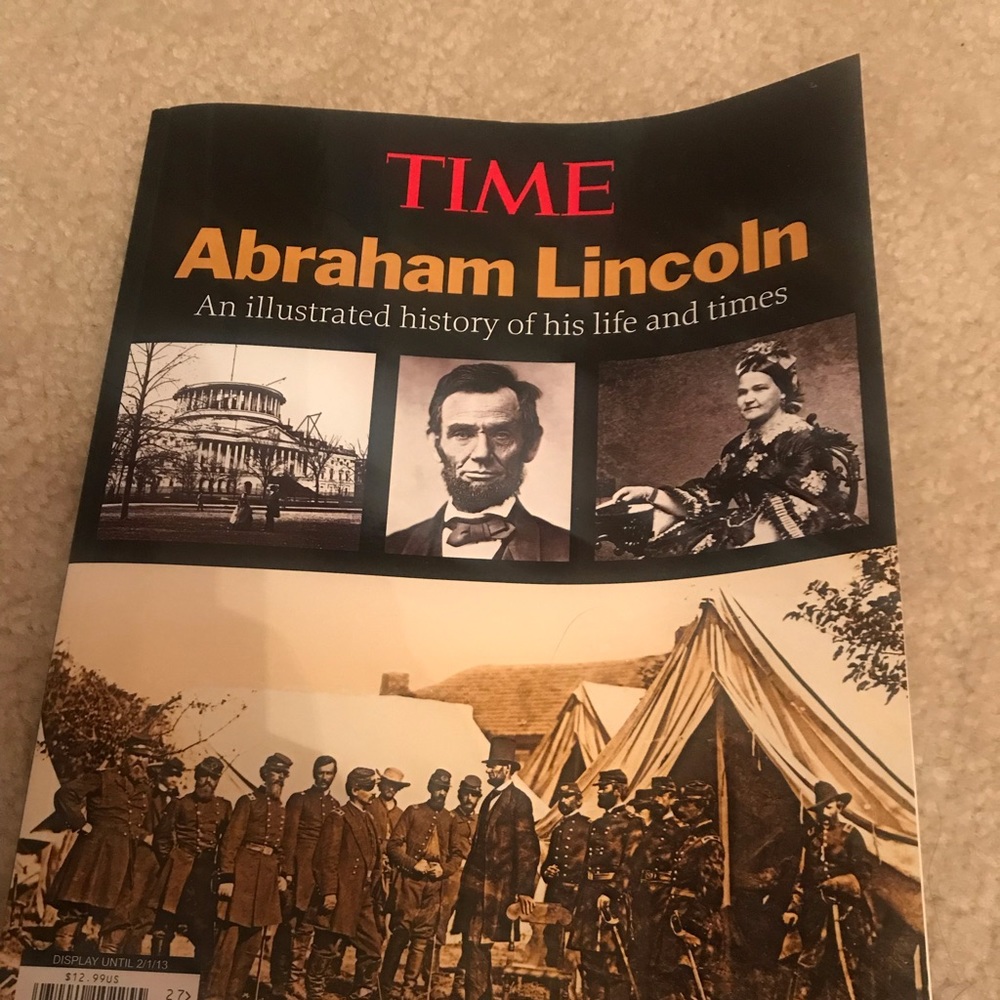 🌸NEW🌸 Time Magazine Abraham Lincoln